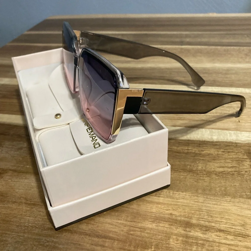 Oversized Square Butterfly frame, Glasses, NEW